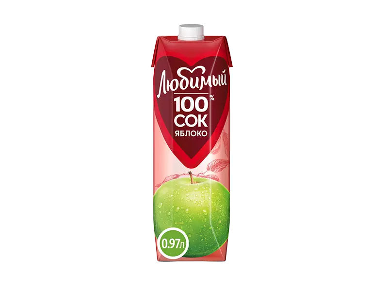 Сок яблоко 0,9